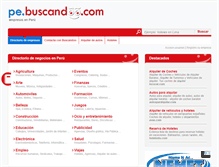 Tablet Screenshot of pe.buscandoo.com